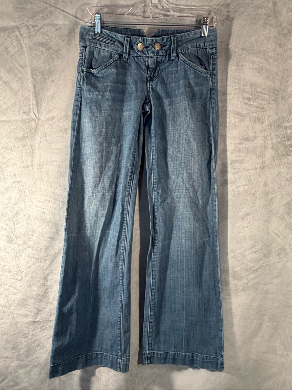 American Eagle Outfitters Jeans Womens 2 Regular Medium Wash Straight Leg Denim
